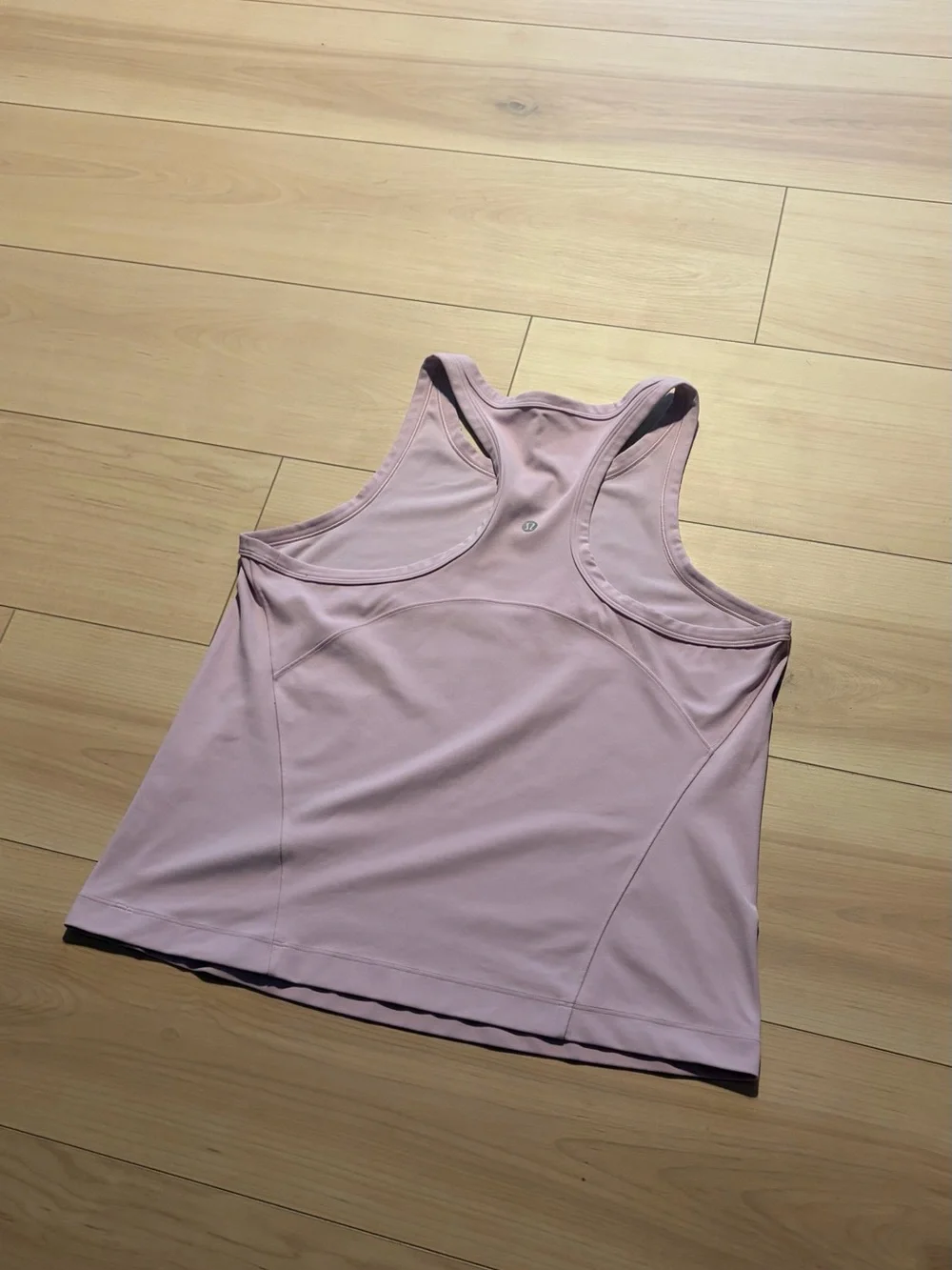 Lululemon Light Pink High Neck Racerback Workout Tank Top Size 14